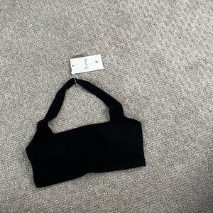 BuffBunny Revolution Halter Bra in Onyx. Size M